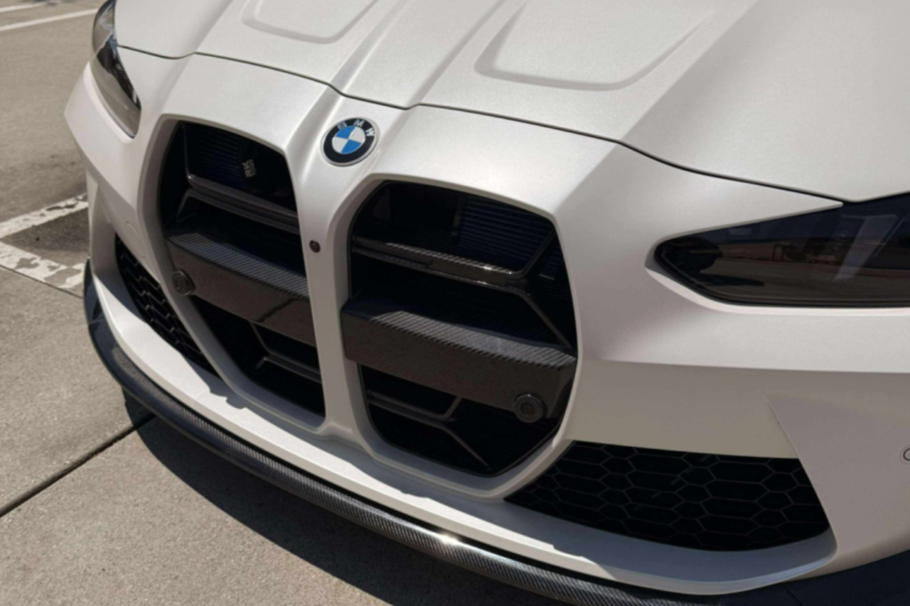 BMW G80 G82 G83 M3 M4 CSL Style Bumper Grilles Dry Carbon Fiber