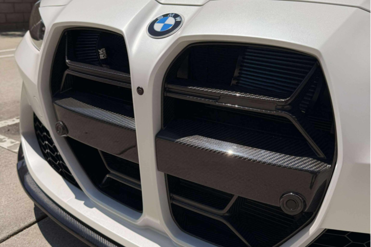 BMW G80 G82 G83 M3 M4 CSL Style Bumper Grilles Dry Carbon Fiber