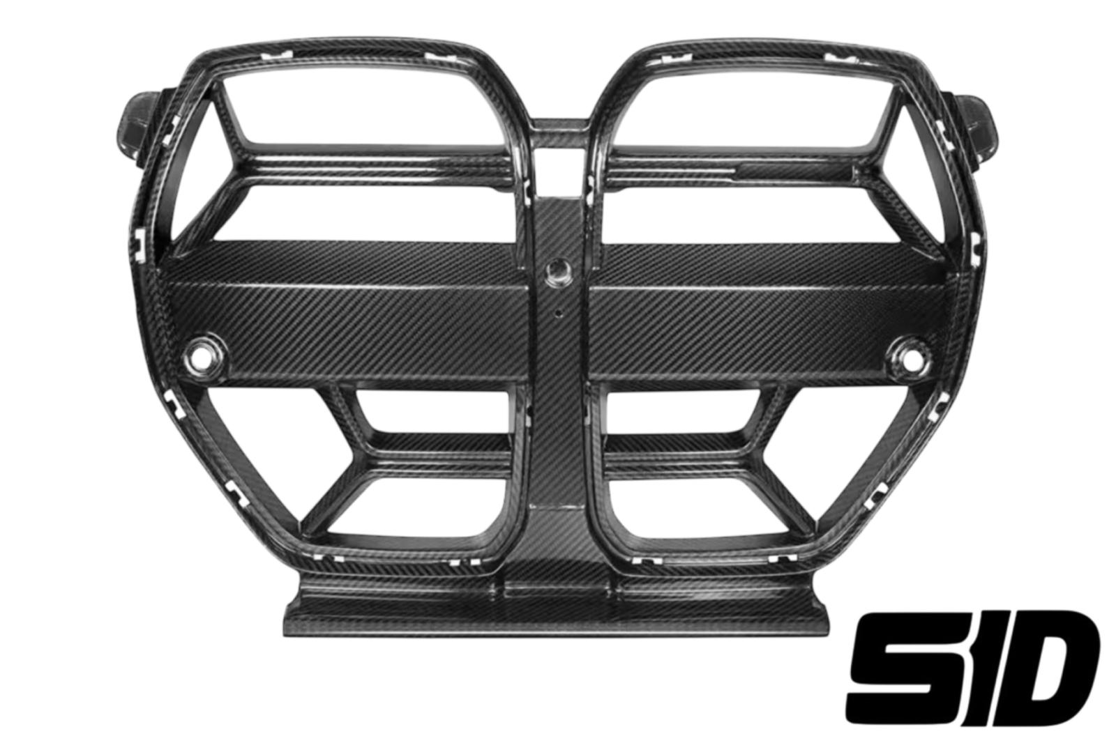 BMW G80 G82 G83 M3 M4 CSL Style Bumper Grilles Dry Carbon Fiber