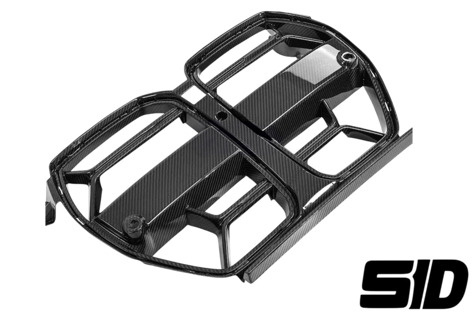 BMW G80 G82 G83 M3 M4 CSL Style Bumper Grilles Dry Carbon Fiber