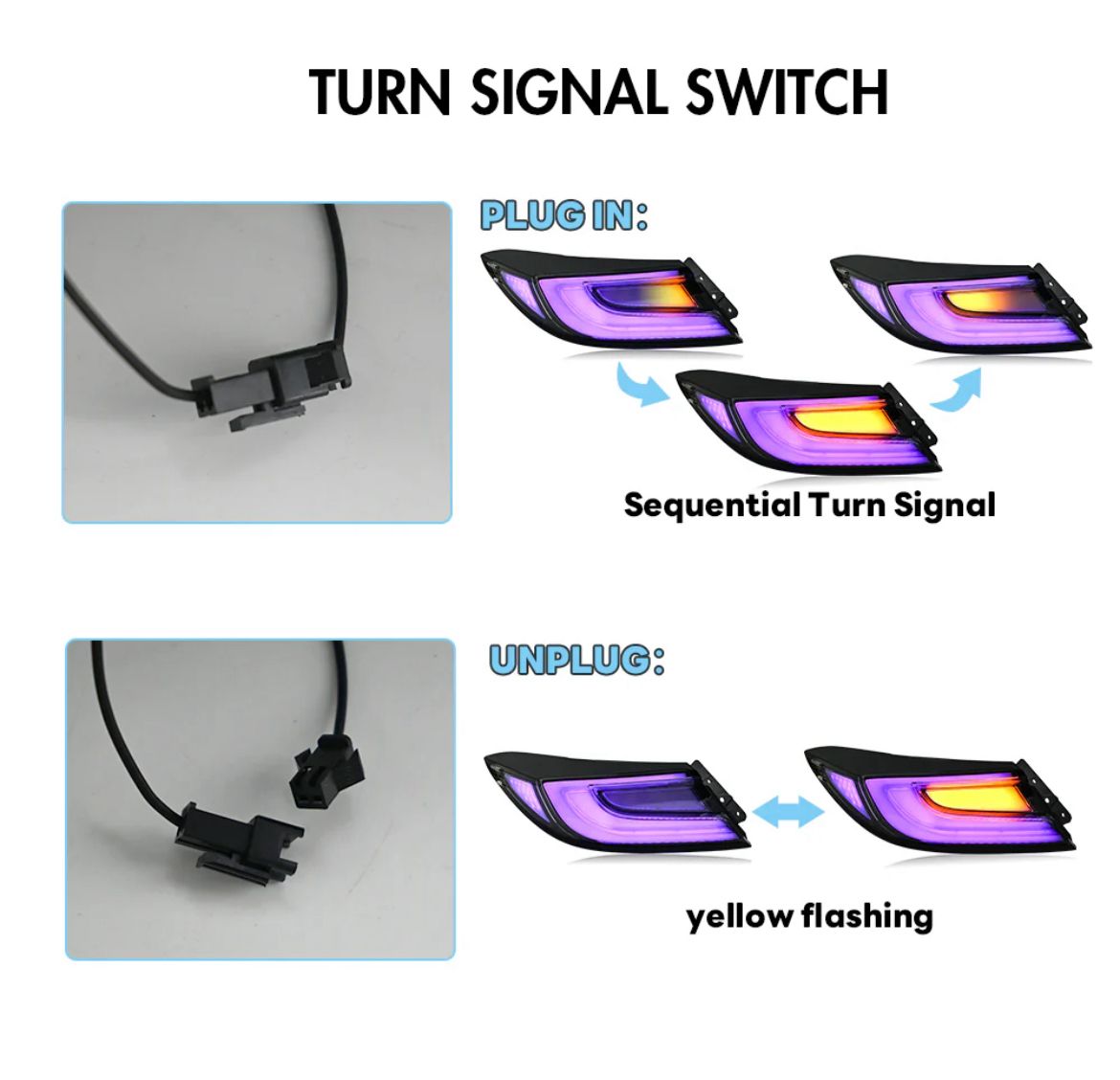 Street Dynamic GR86 / BRZ Clear RGB LED Taillights – 2021–2025