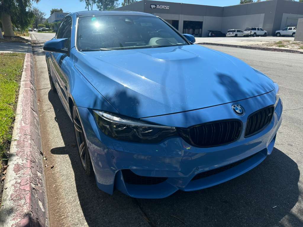 BMW F80 M3 / F82 M4 YELLOW/WHITE Color Switching IKON Motorsports Style Headlights – Full LED