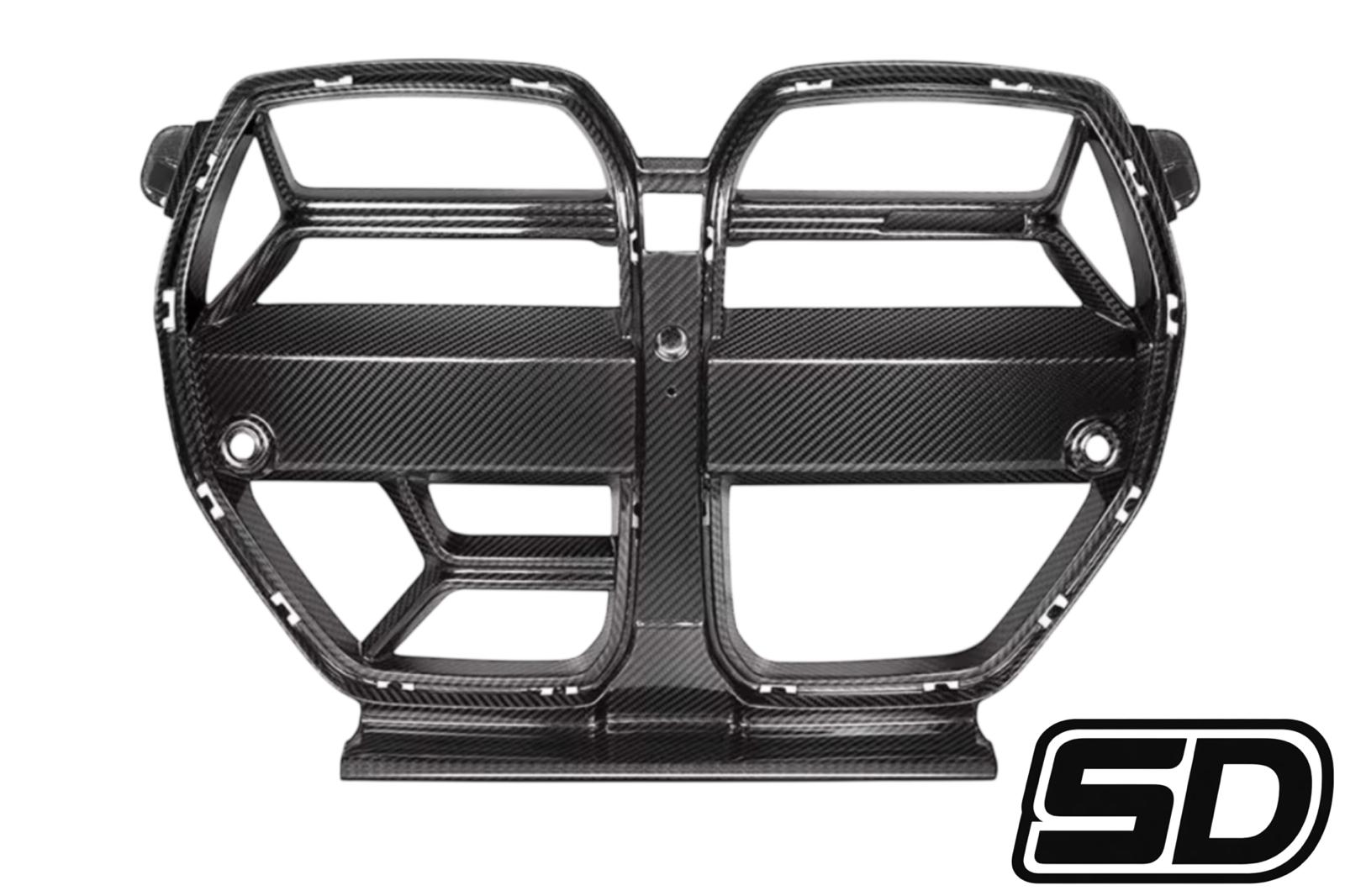BMW G80 G82 G83 M3 M4 CSL Style Bumper Grilles Dry Carbon Fiber
