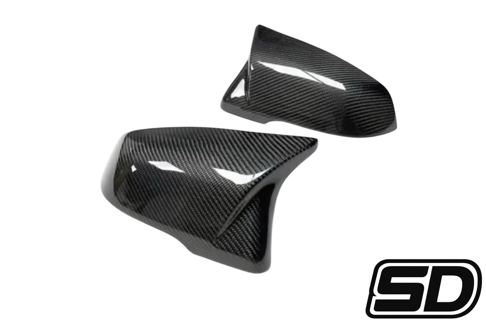 A90 Supra 2019-2025 M Style Carbon Fiber Mirror Caps