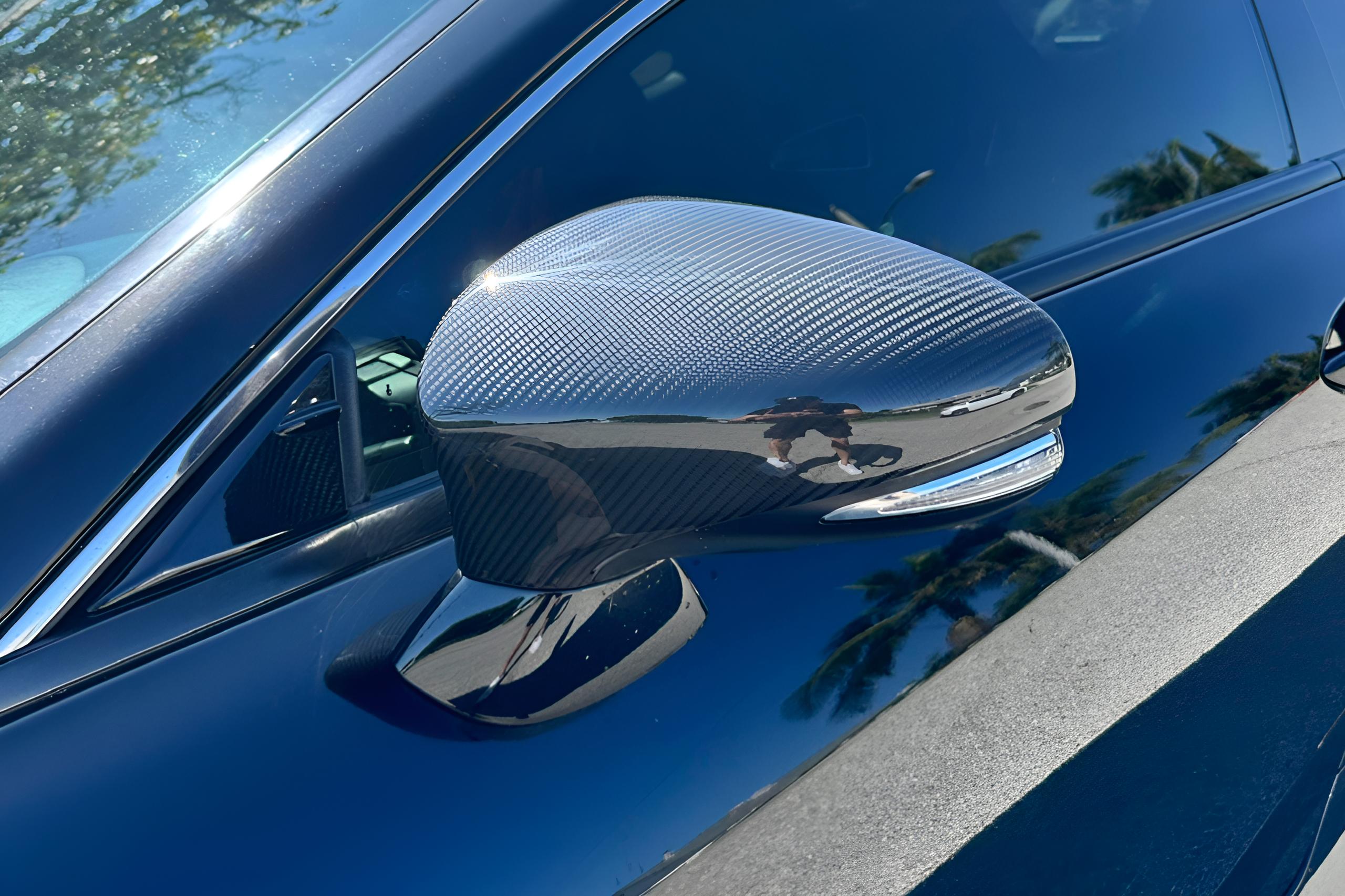 Lexus IS / GS / ES / RC OEM Dry Carbon Fiber Mirror Caps