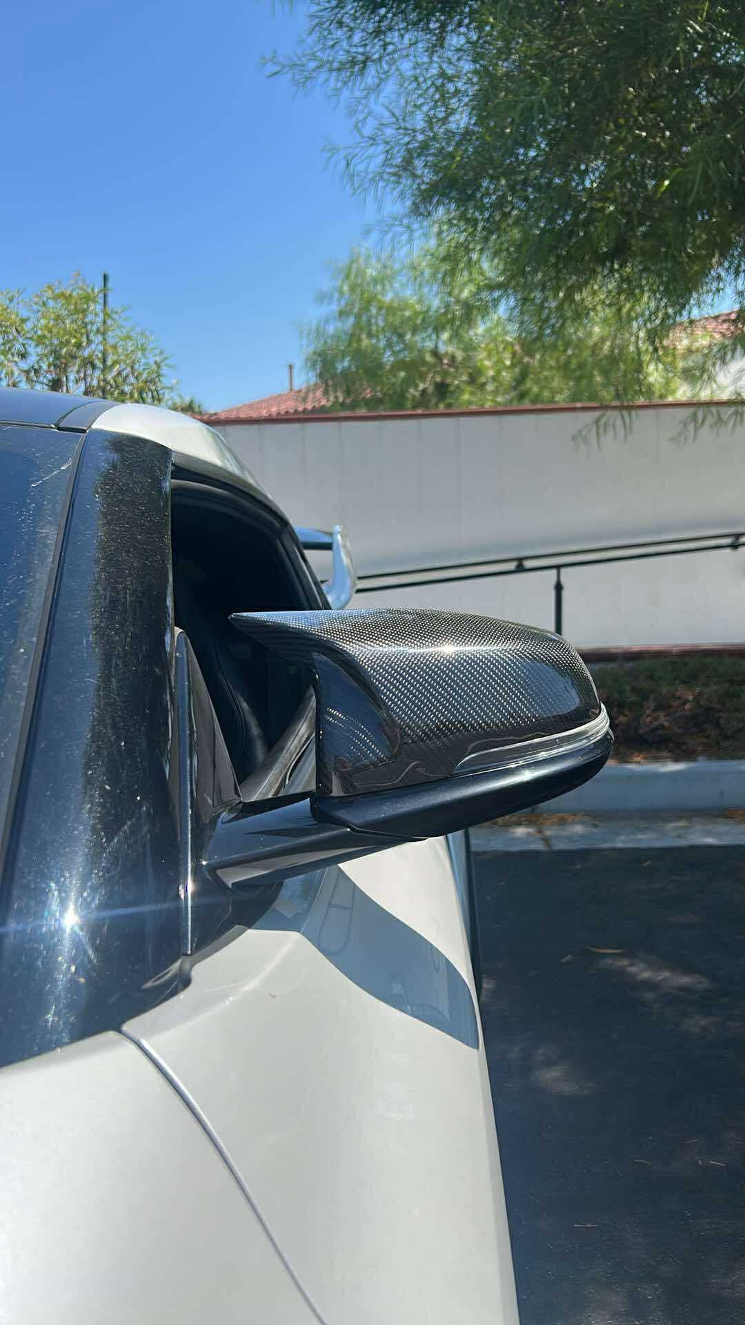 A90 Supra 2019-2025 M Style Carbon Fiber Mirror Caps