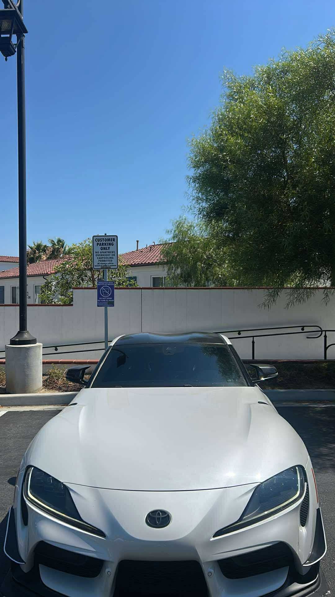 A90 Supra 2019-2025 M Style Carbon Fiber Mirror Caps