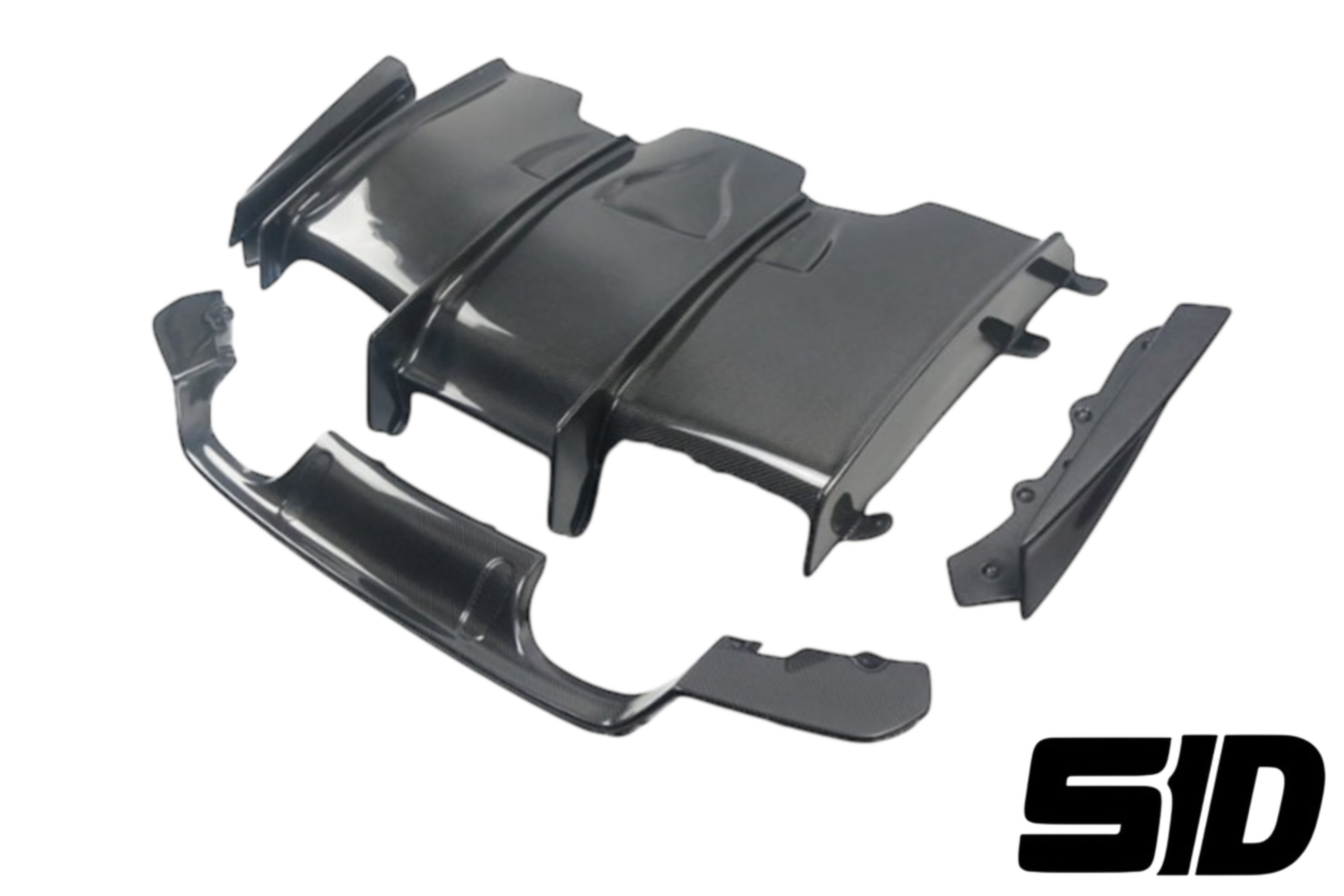 BMW F80 F82 M3 M4 PSM Style Carbon Rear Bumper Diffuser 4 Pcs