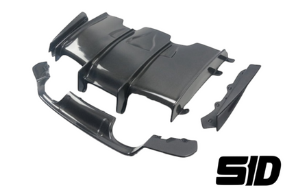 BMW F80 F82 M3 M4 PSM Style Carbon Rear Bumper Diffuser 4 Pcs