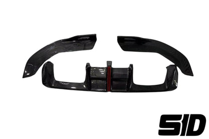 G80/G82 Dry Carbon Fiber LED Rear Diffuser