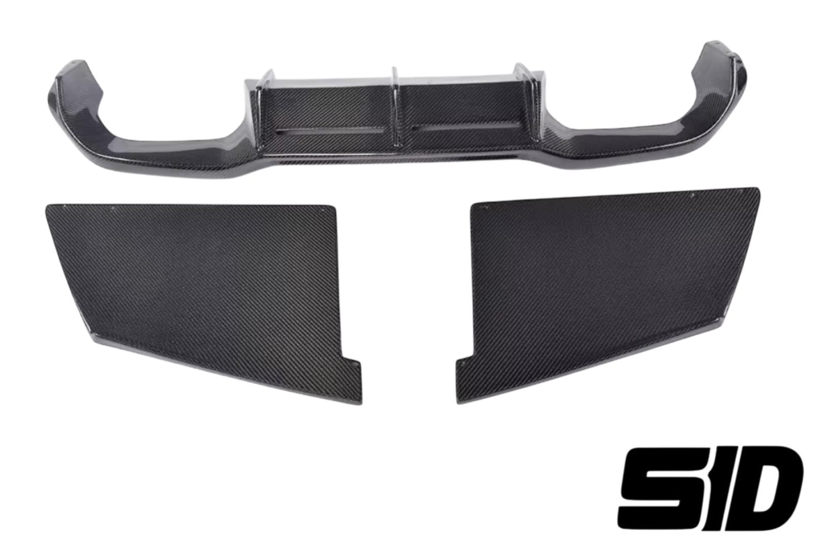BMW F22 F87 Rear Carbon Diffuser With Splitters