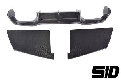 BMW F22 F87 Rear Carbon Diffuser With Splitters