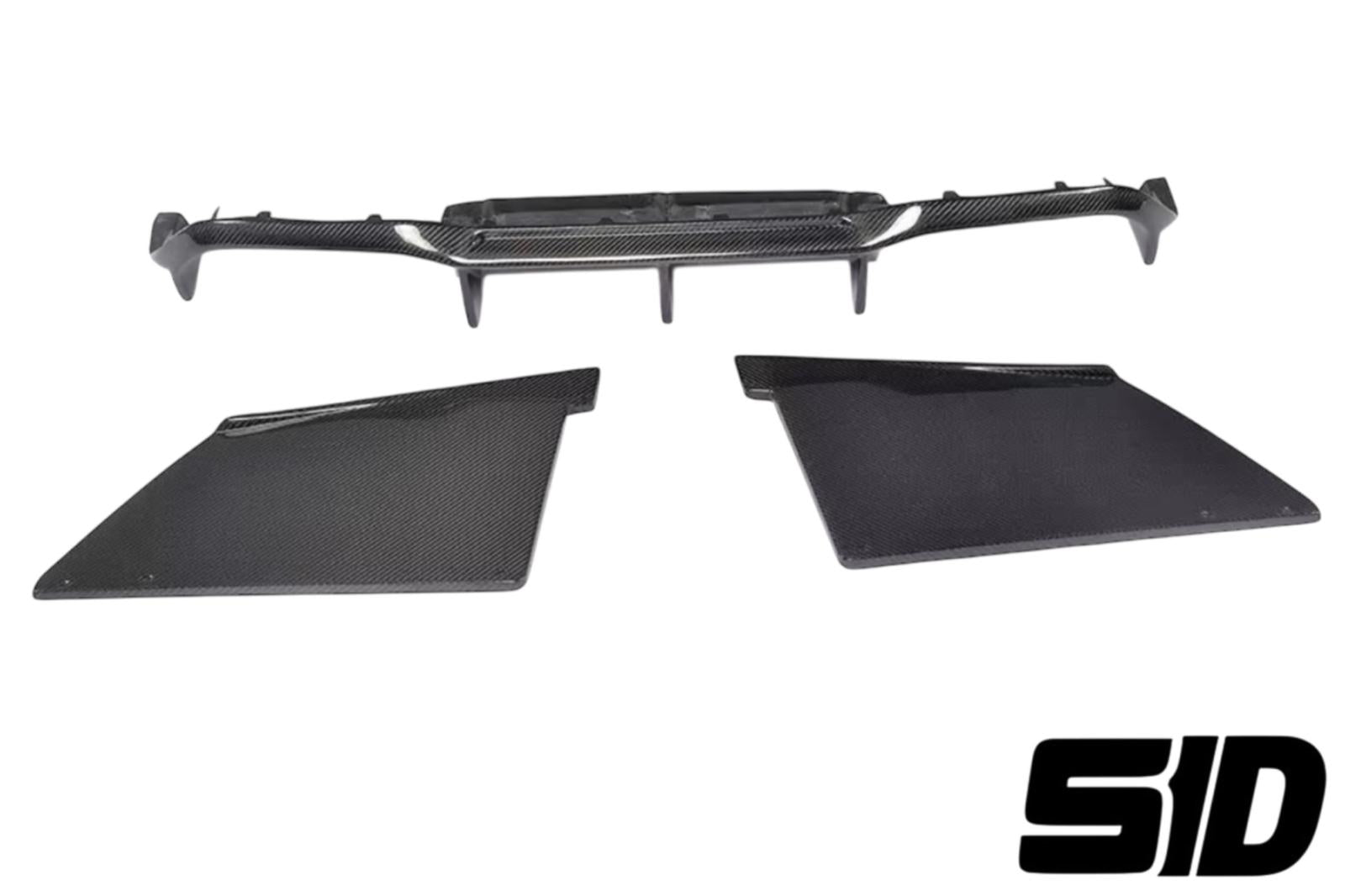 BMW F22 F87 Rear Carbon Diffuser With Splitters
