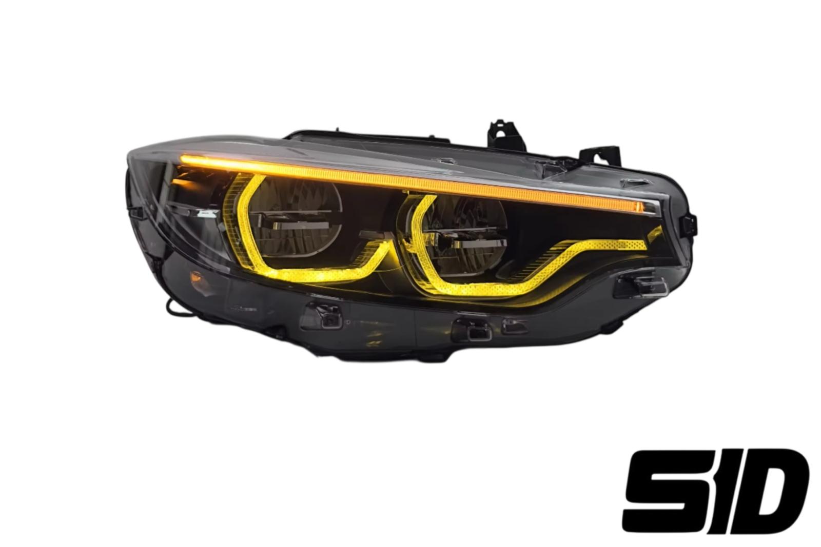 Bmw F30/F35 Yellow Ikon Style Headlights