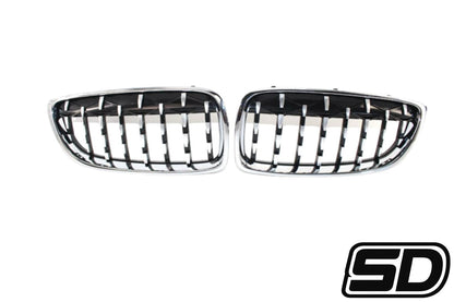 BMW F32 / F33 / F36 4 Series & F80 M3 / F82 / F83 M4 (2014–2016) – Chrome Front Grille G Chassis Style