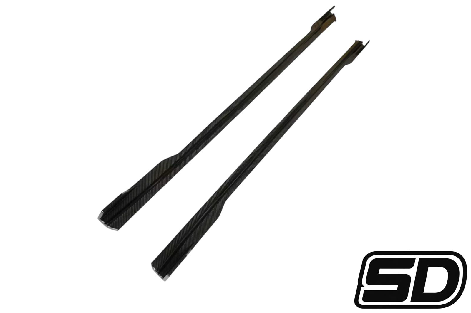 BMW G20 LCI V2 Style Dry Carbon Fiber Side Skirts