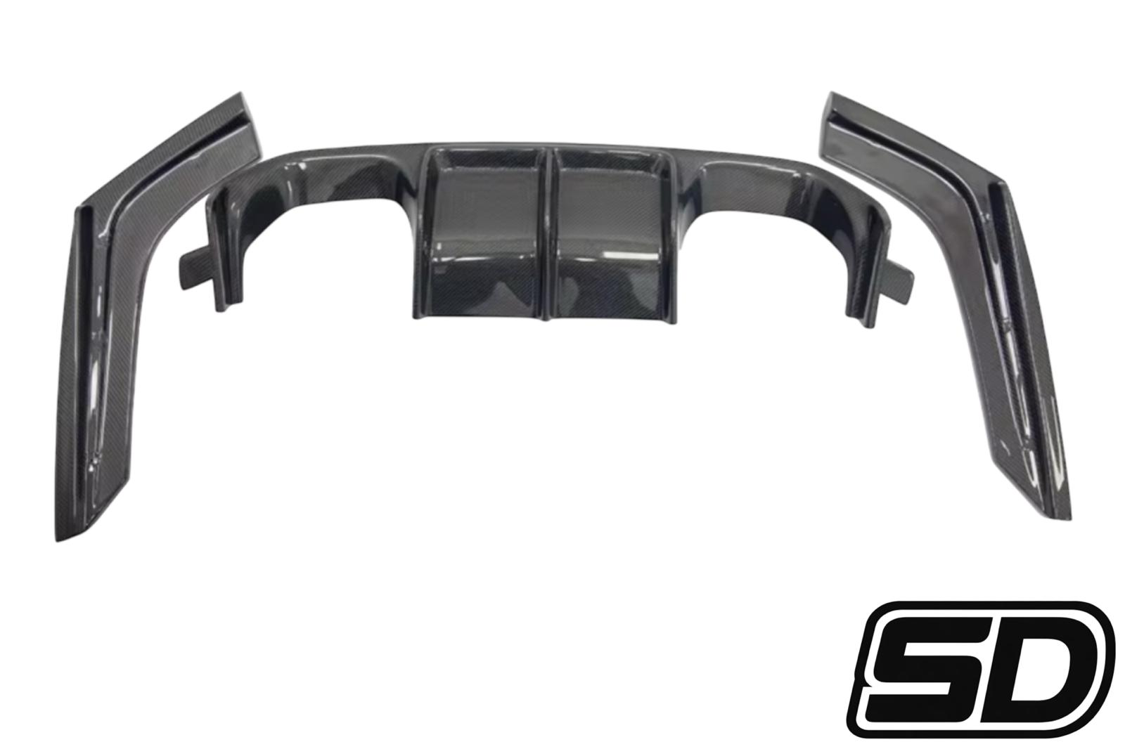 BMW VOR Style Carbon Fiber Rear Diffuser F80 M3 F82 M4