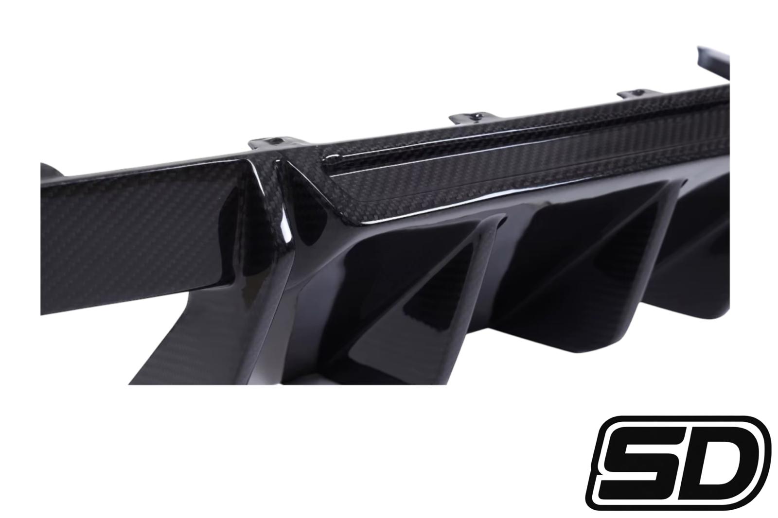 G87 BMW M2 Dry Carbon Fiber Rear Diffuser