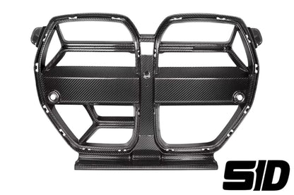BMW G80 G82 G83 M3 M4 CSL Style Bumper Grilles Dry Carbon Fiber