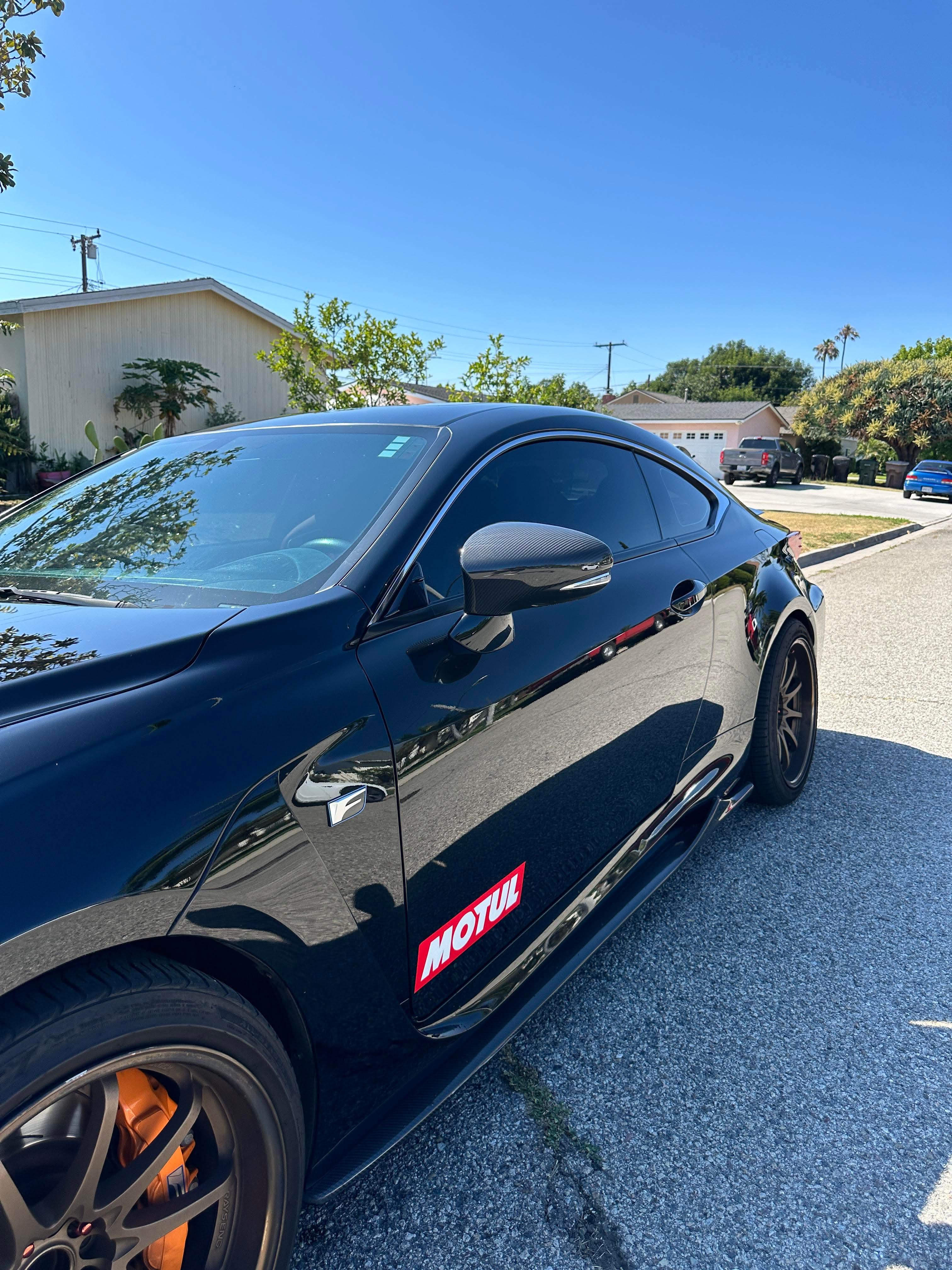 Lexus IS / GS / ES / RC OEM Dry Carbon Fiber Mirror Caps