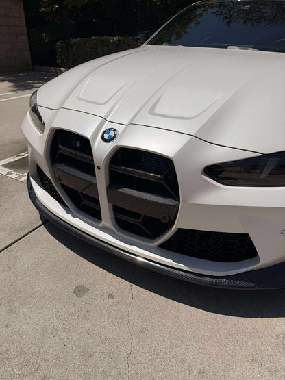 BMW G80 G82 G83 M3 M4 CSL Style Bumper Grilles Dry Carbon Fiber