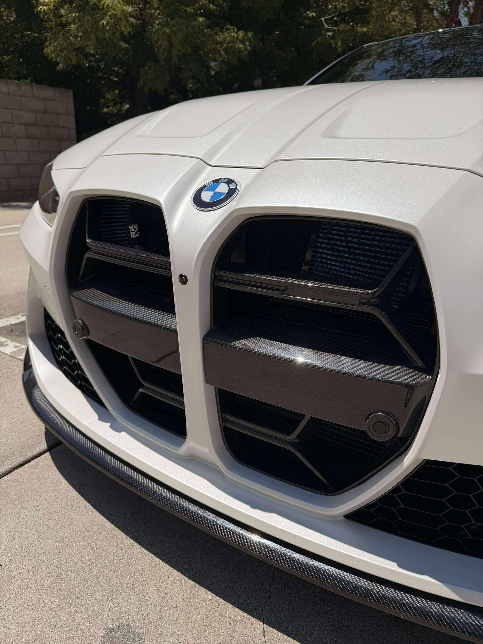 BMW G80 G82 G83 M3 M4 CSL Style Bumper Grilles Dry Carbon Fiber