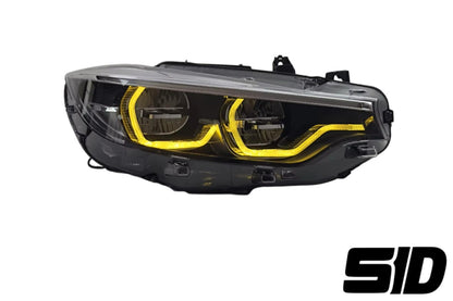 Bmw F30/F35 Yellow Ikon Style Headlights