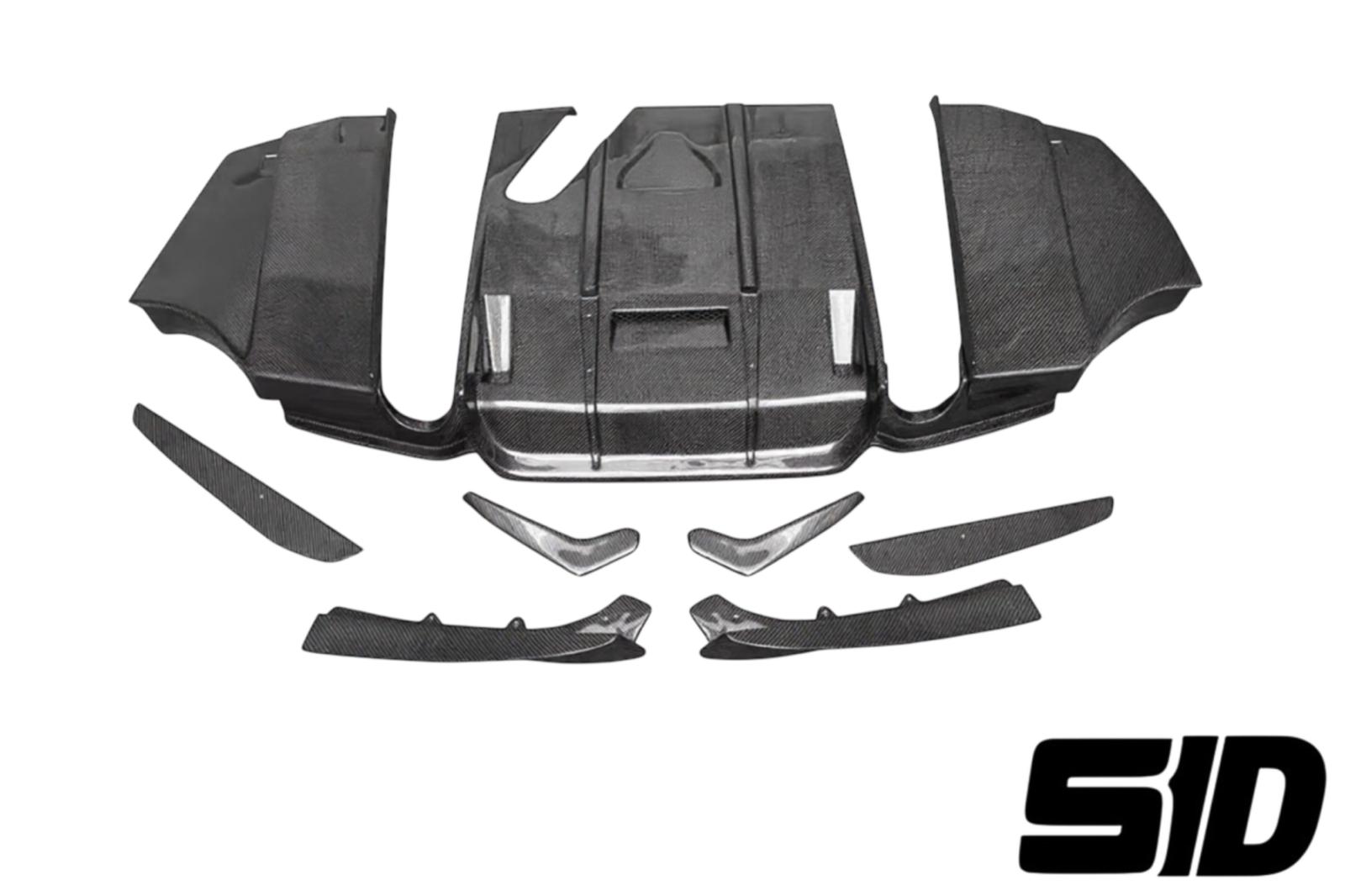 Bmw F30 F35 PSM Style Undertray Carbon Fiber Diffuser