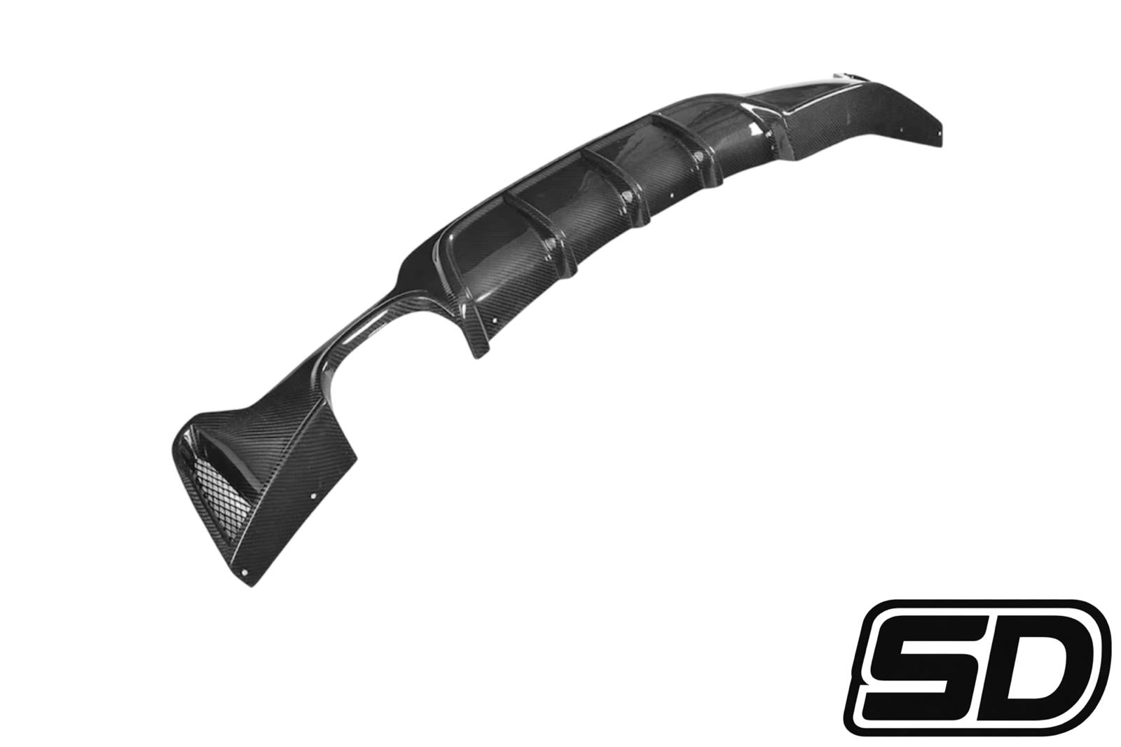 Bmw F32 F33 Carbon Fiber Single Exit Diffuser
