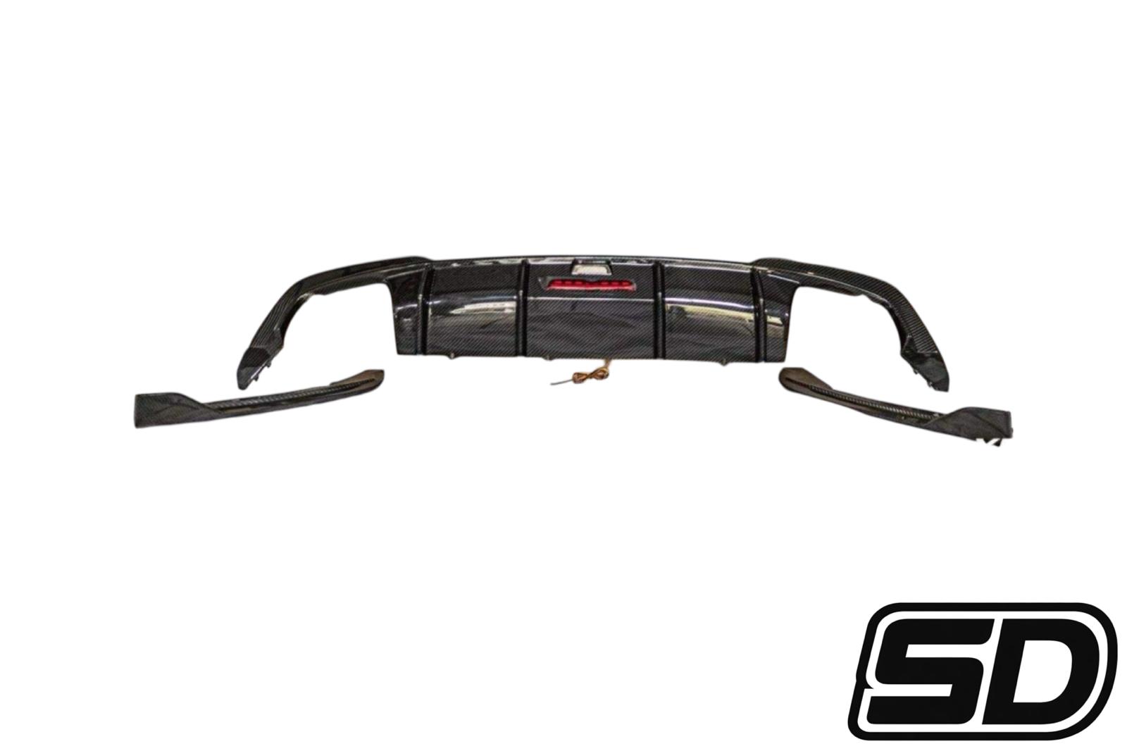 Bmw G20 Dry Carbon TAKD V2 Rear Diffuser & Canards Style