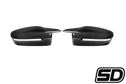 Bmw G20 G22 Dry Carbon Fiber M Style Mirror Caps