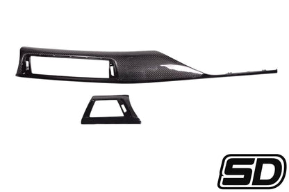 BMW F30 F32 F33 F80 F82 F83 Carbon Fiber With Gloss Black Trims