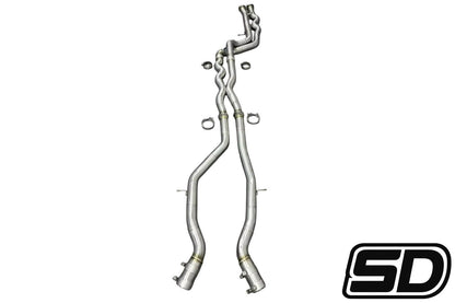 BMW F80 M3 F82 M4 Factory Equal Length Mid Pipe  Resonated & Non Resonated Options