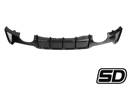 BMW 4 Series F32 F33 F36 M Performance Quad Exit Carbon Fiber Rear Diffuser