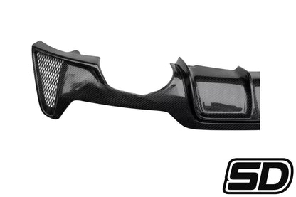 BMW 4 Series F32 F33 F36 M Performance Quad Exit Carbon Fiber Rear Diffuser
