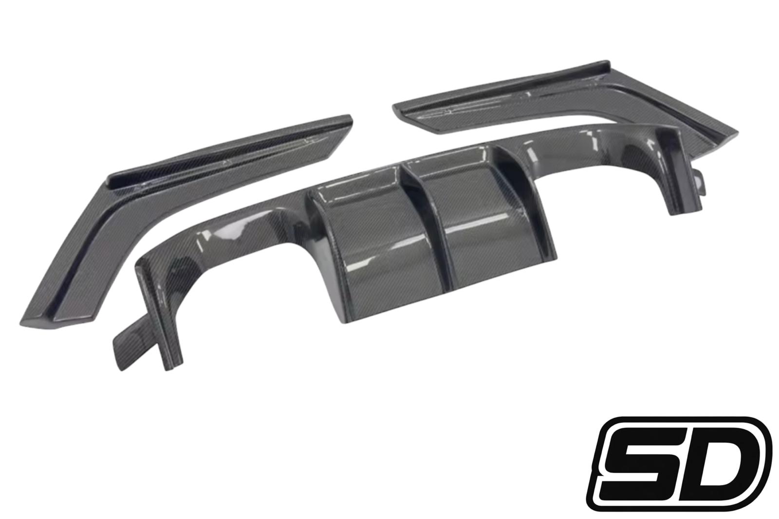 BMW VOR Style Carbon Fiber Rear Diffuser F80 M3 F82 M4