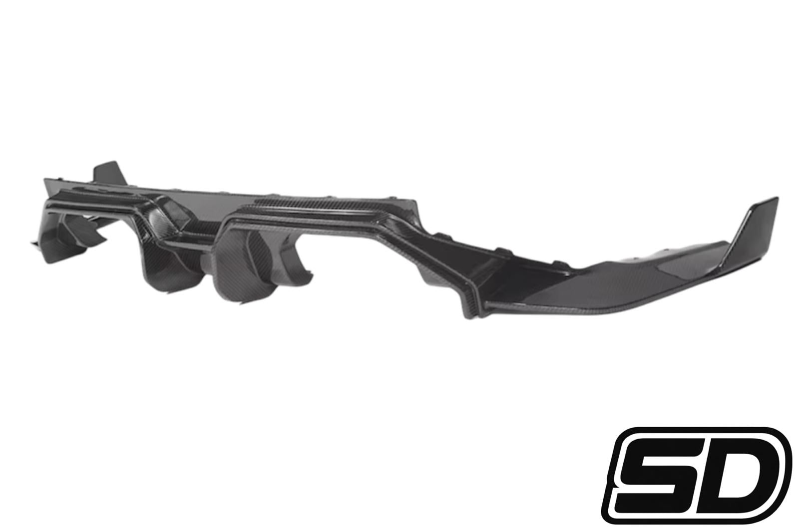 G87 BMW M2 OD C Style Dry Carbon Fiber Diffuser