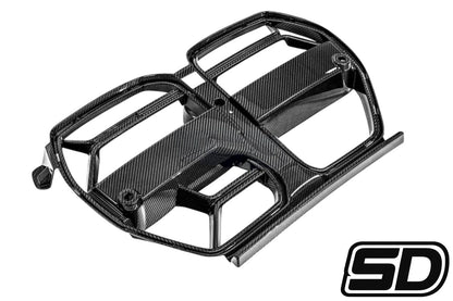 BMW G80 G82 G83 M3 M4 CSL Style Bumper Grilles Dry Carbon Fiber