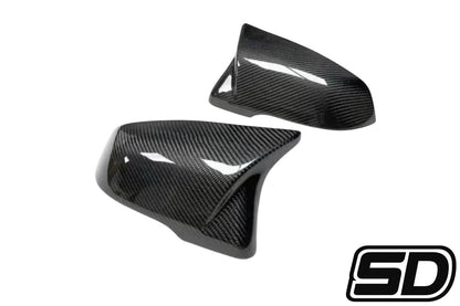 A90 Supra 2019-2025 M Style Carbon Fiber Mirror Caps