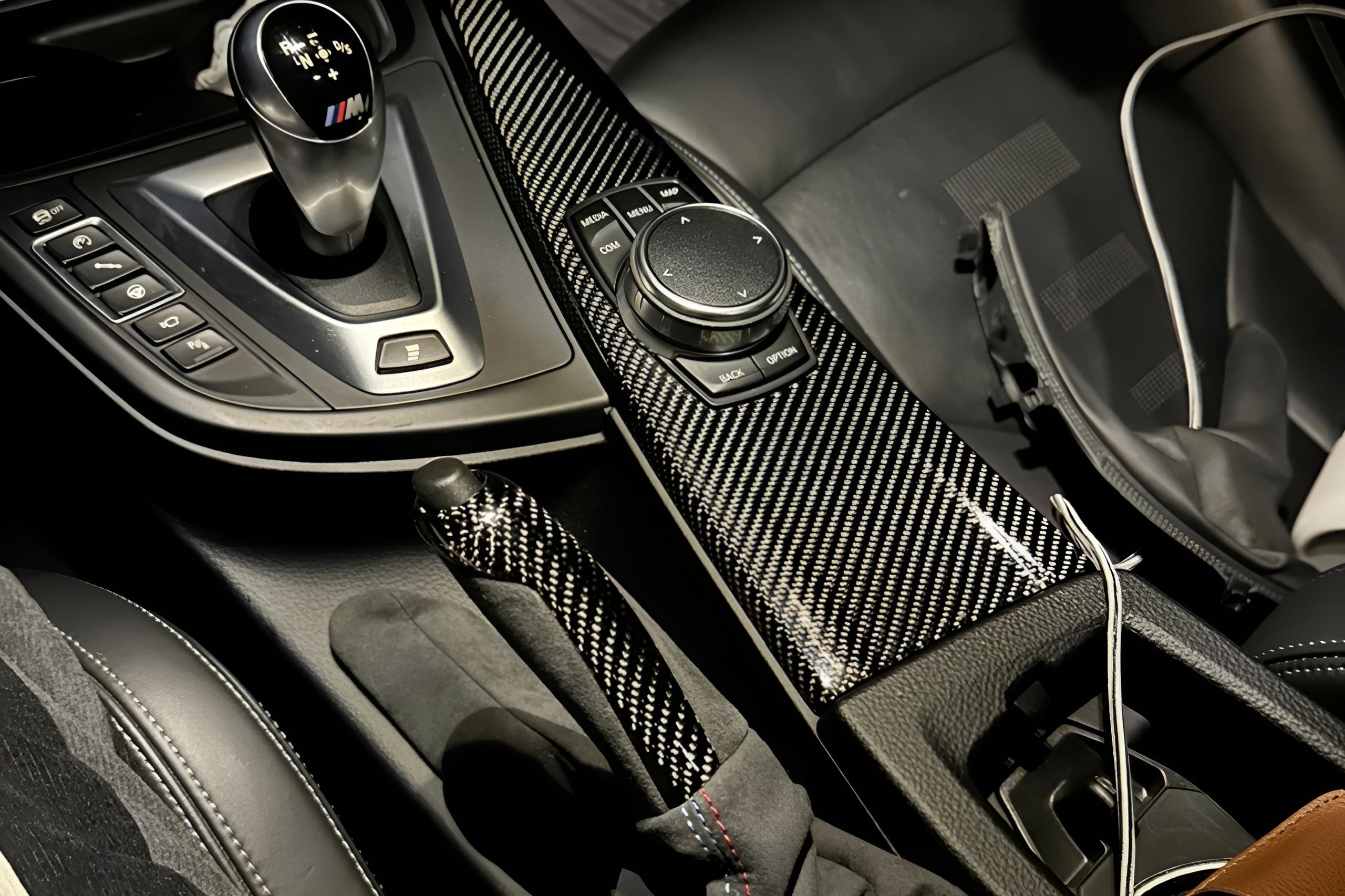 BMW Carbon Fiber Alcantara Handbrake